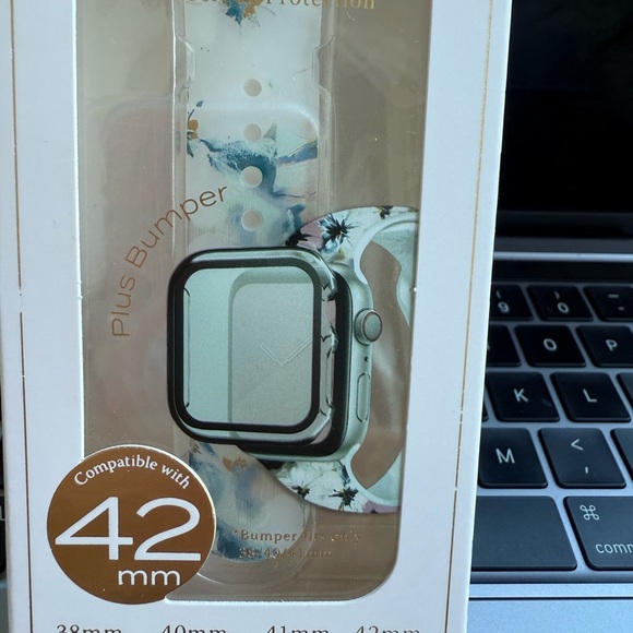 Apple Watch with Blue Floral Band - Picture 2 of 5